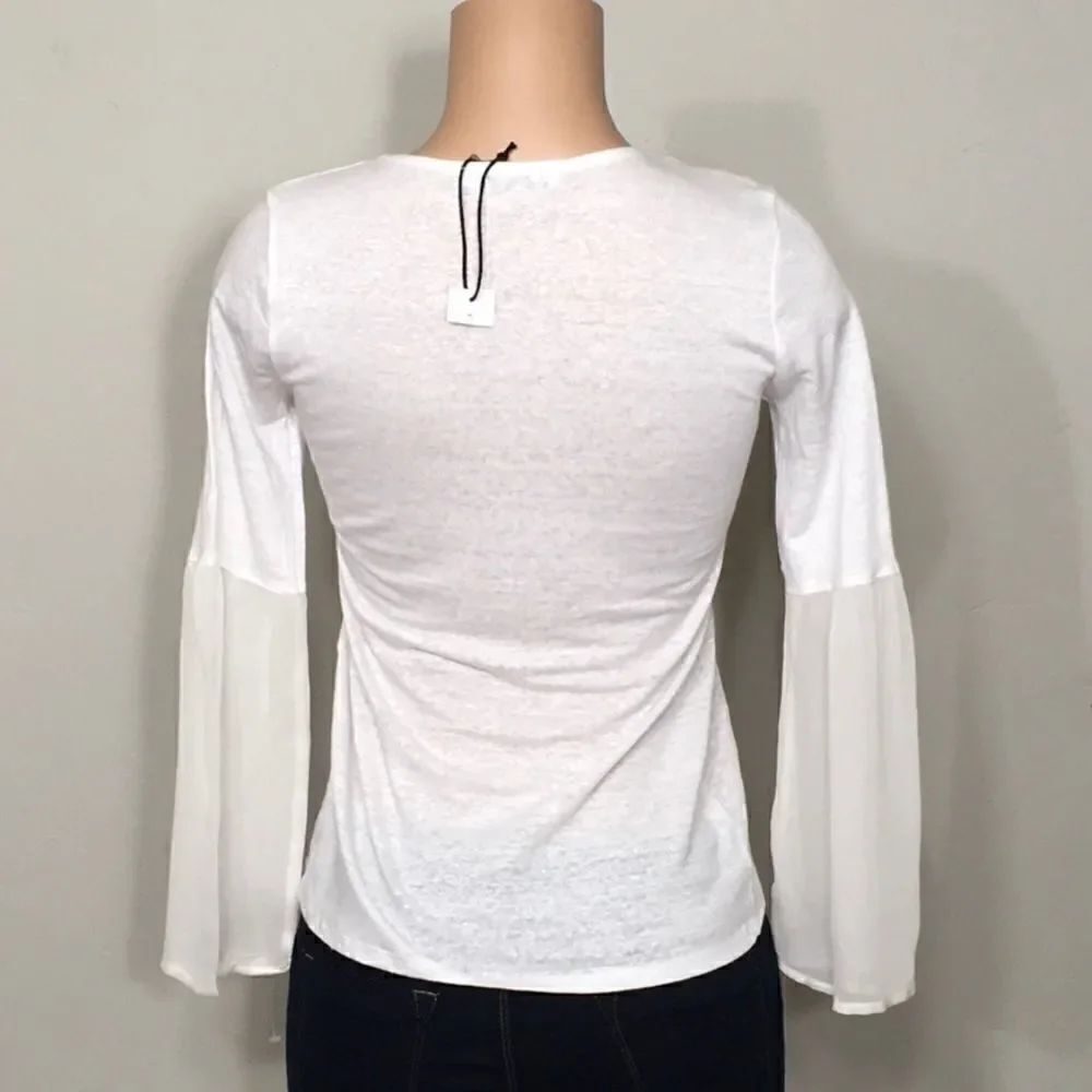 New. Linen/silk top. - Picture 3 of 5